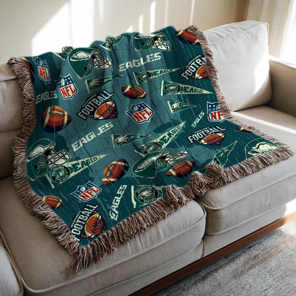 Philadelphia Eagles Premium New Woven Throw Blanket AZCAWVB000172