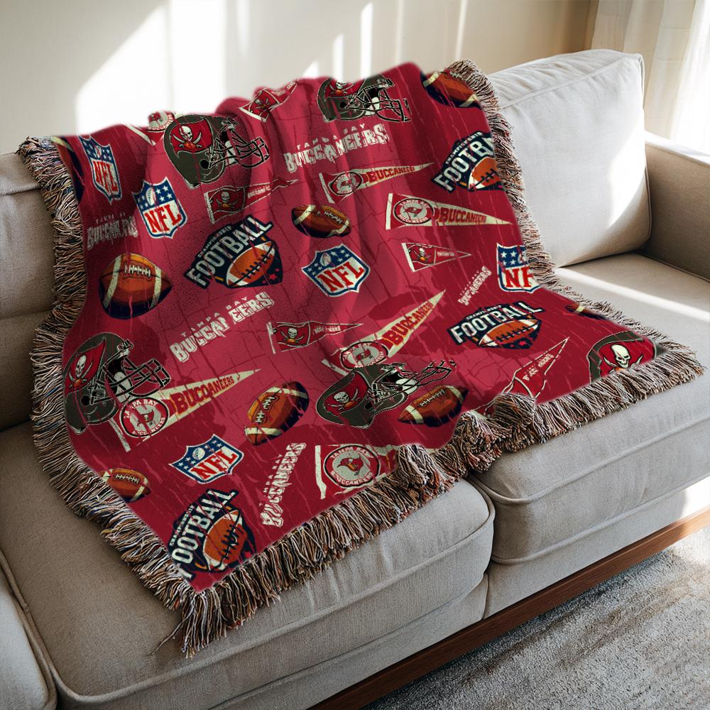 Tampa Bay Buccaneers Premium New Woven Throw Blanket AZCAWVB000175