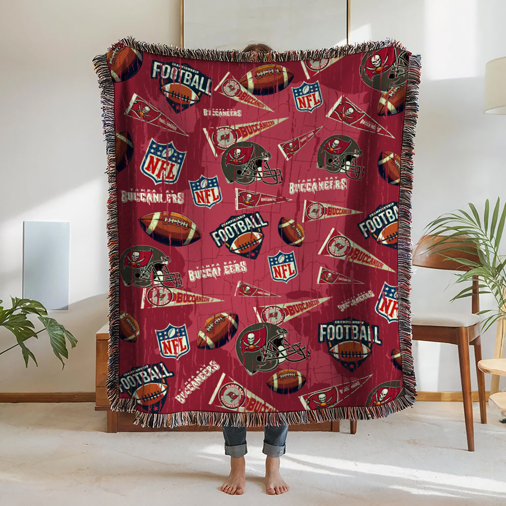 Tampa Bay Buccaneers Premium New Woven Throw Blanket AZCAWVB000175