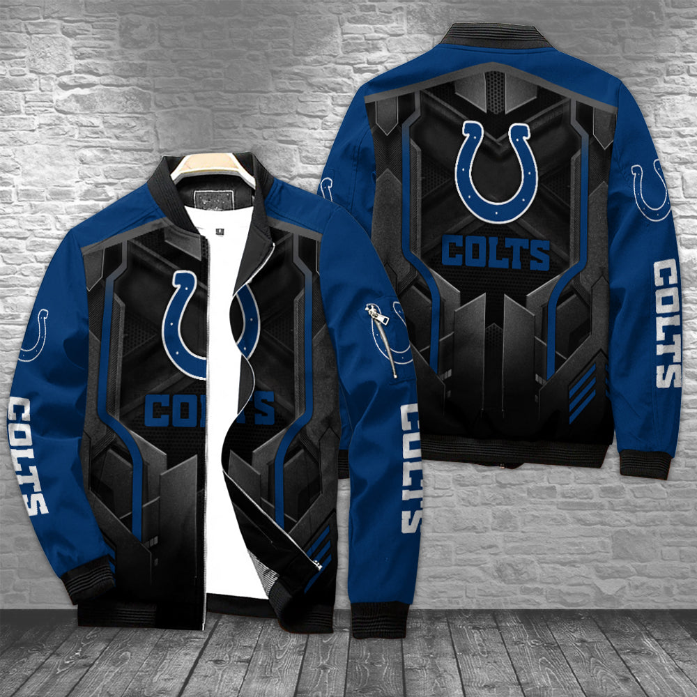 Indianapolis Colts Personalized Bomber Jacket AZCBJ030