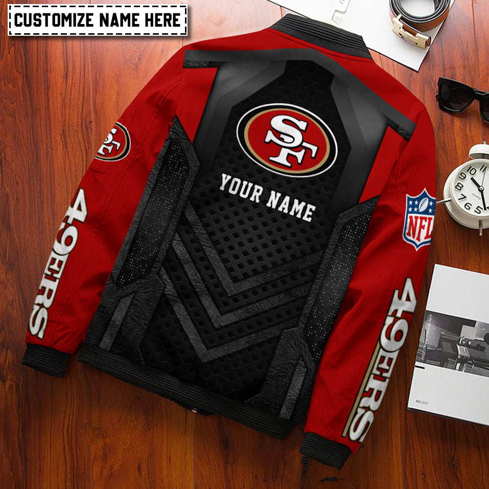 San Francisco 49ers Personalized Bomber Jacket AZCBJ034