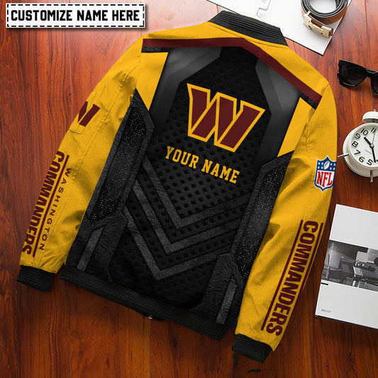 Washington Commanders Personalized Bomber Jacket AZCBJ037