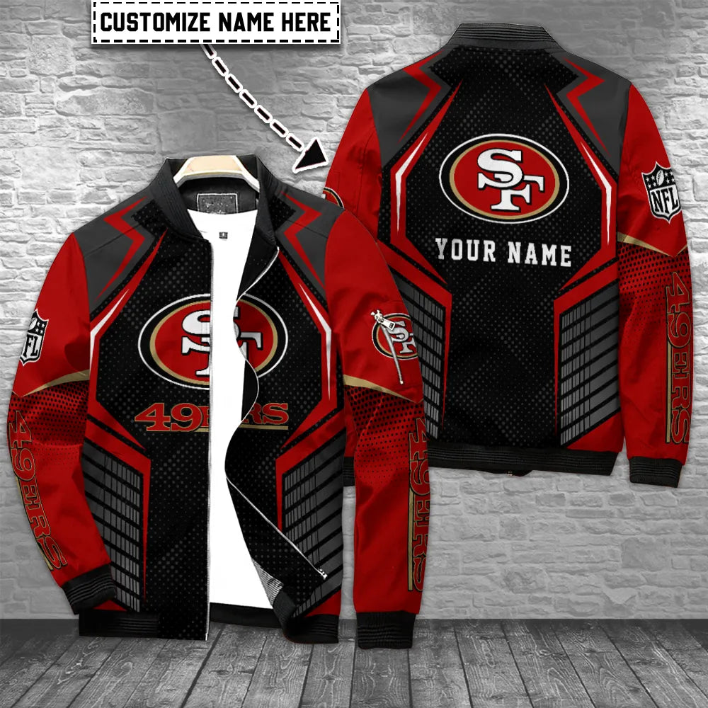 San Francisco 49ers Personalized Bomber Jacket AZCBJ055