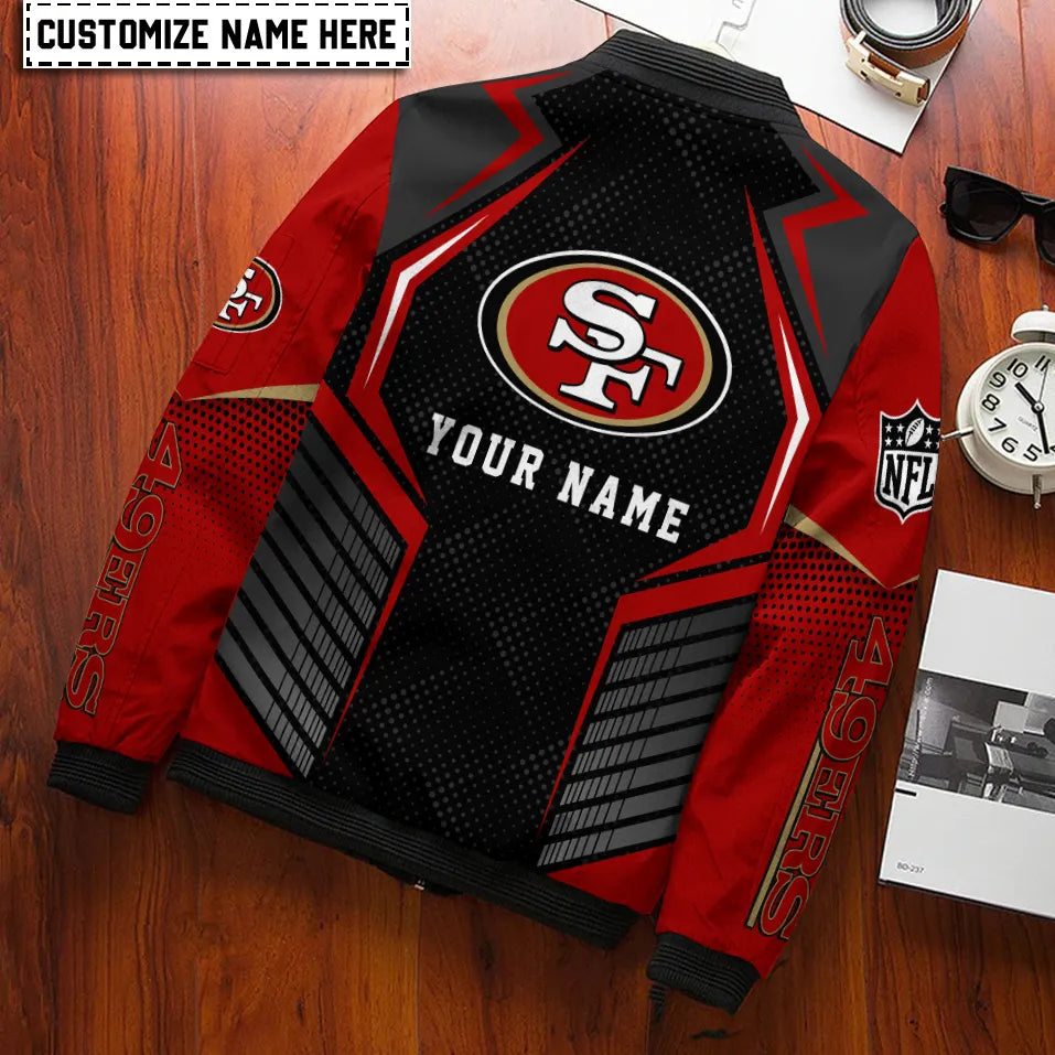 San Francisco 49ers Personalized Bomber Jacket AZCBJ055