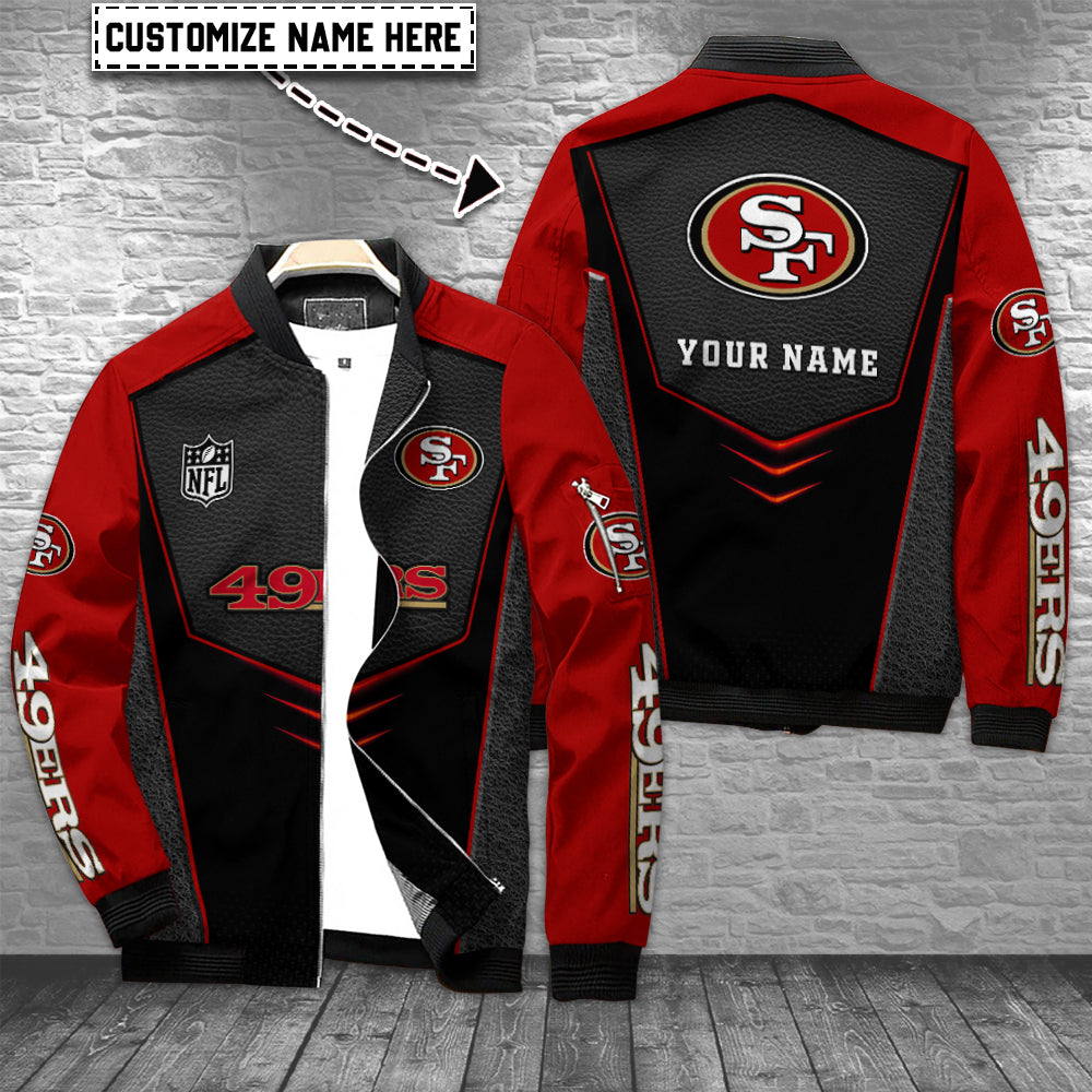 San Francisco 49ers Personalized Bomber Jacket AZCBJ060