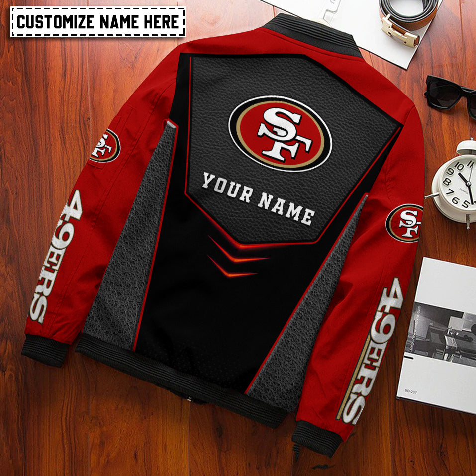 San Francisco 49ers Personalized Bomber Jacket AZCBJ060