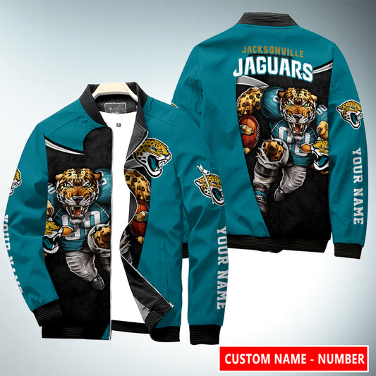Jacksonville Jaguars Personalized Bomber Jacket AZCBJ072