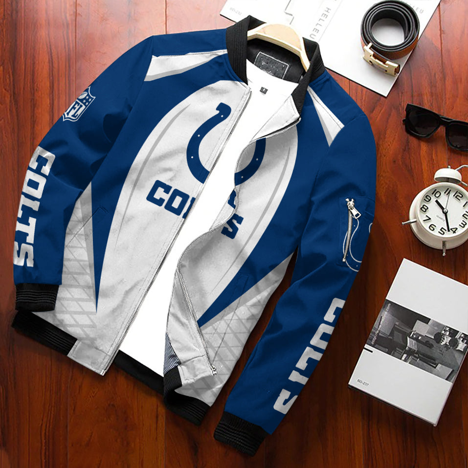 Indianapolis Colts Personalized Bomber Jacket AZCBJ077