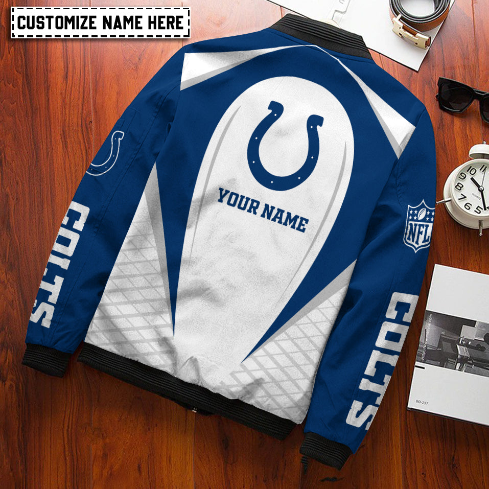 Indianapolis Colts Personalized Bomber Jacket AZCBJ077