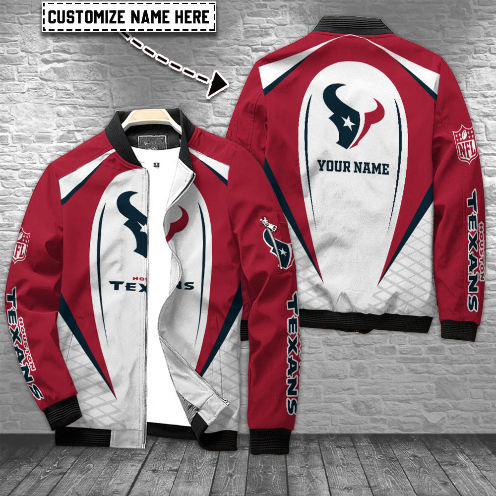 Houston Texans Personalized Bomber Jacket AZCBJ079