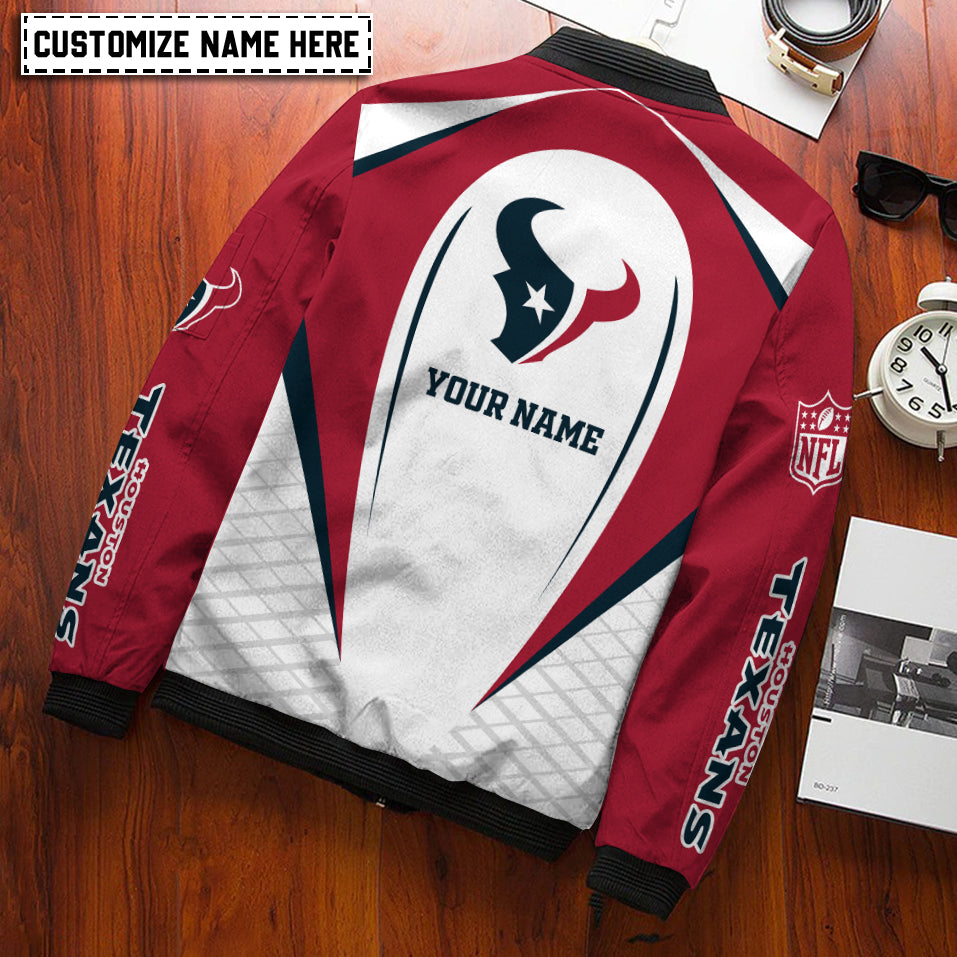 Houston Texans Personalized Bomber Jacket AZCBJ079