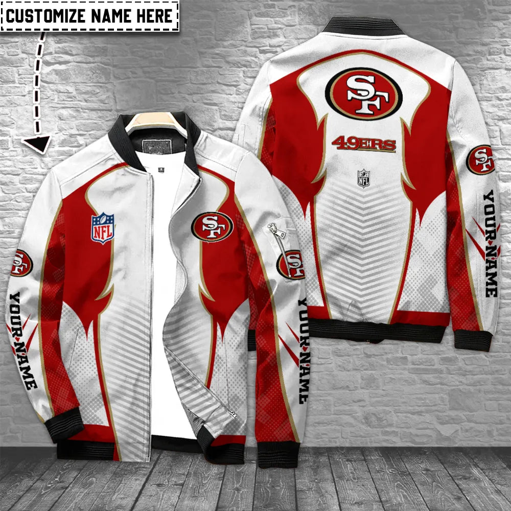 San Francisco 49ers Personalized Bomber Jacket AZCBJ083