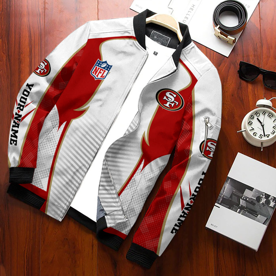 San Francisco 49ers Personalized Bomber Jacket AZCBJ083