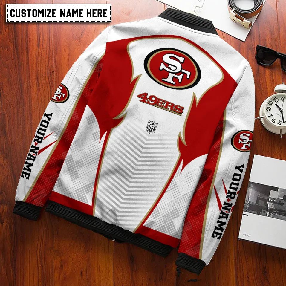 San Francisco 49ers Personalized Bomber Jacket AZCBJ083