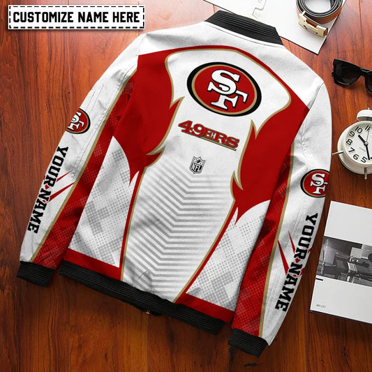 San Francisco 49ers Personalized Bomber Jacket AZCBJ083