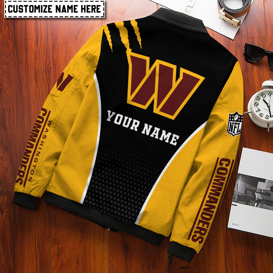 Washington Commanders Personalized Bomber Jacket AZCBJ088