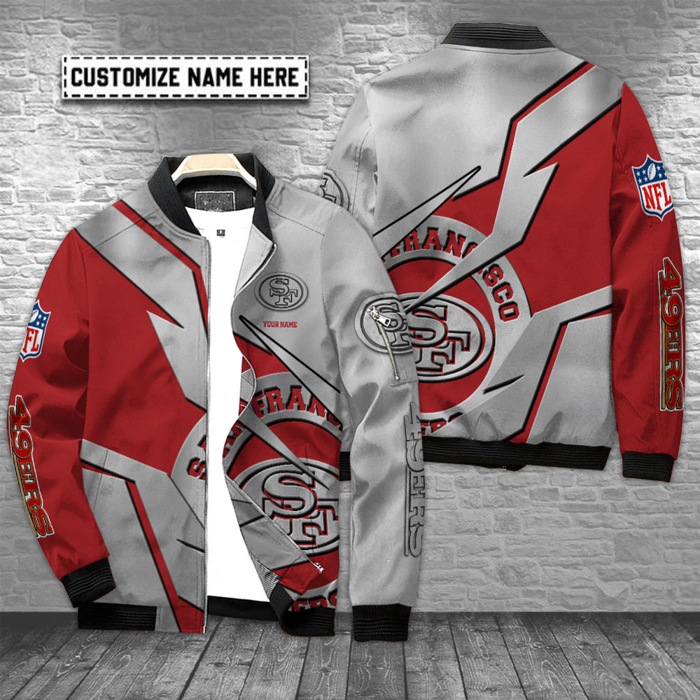 San Francisco 49ers Personalized Bomber Jacket AZCBJ089