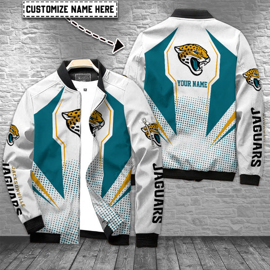 Jacksonville Jaguars Personalized Bomber Jacket AZCBJ094
