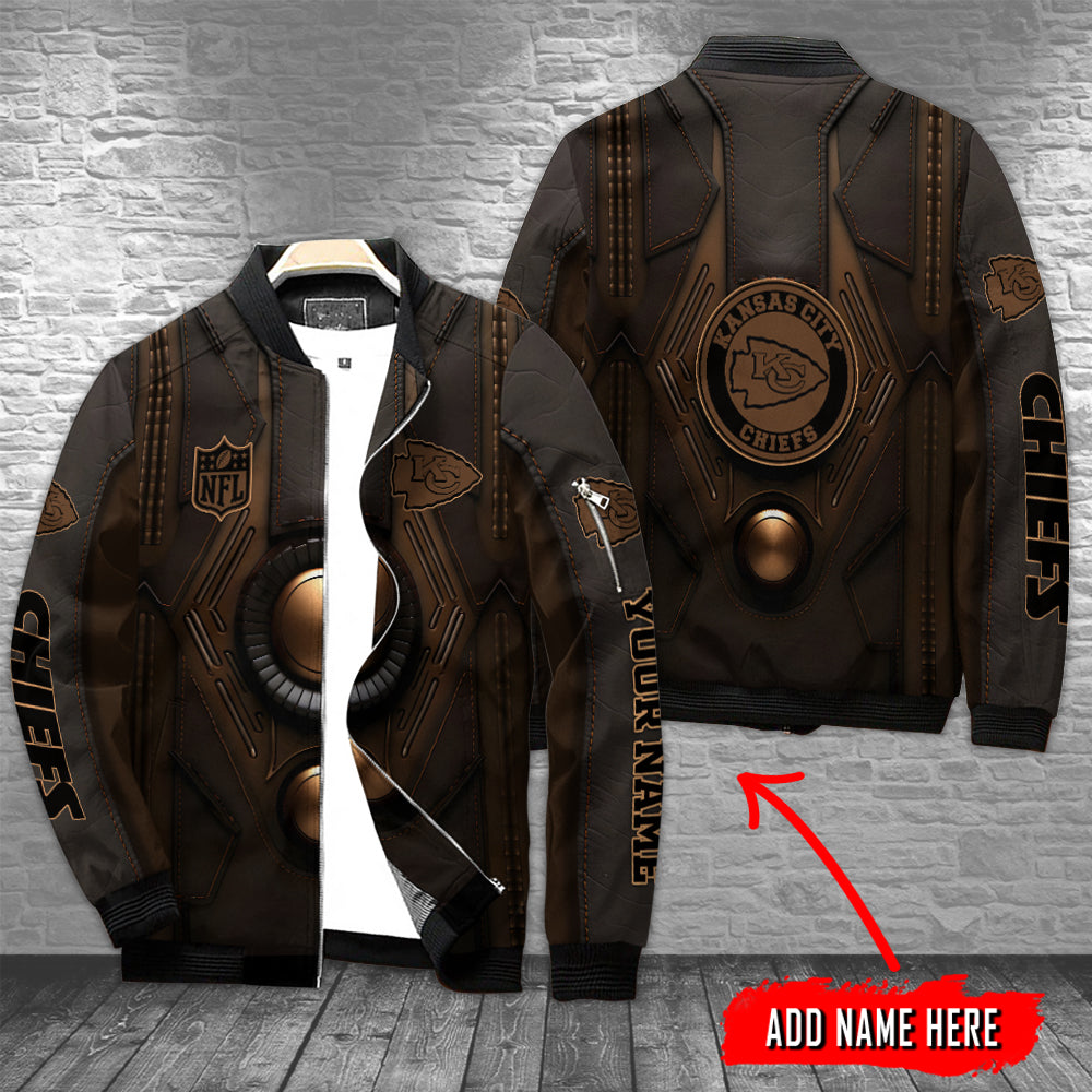 Kansas City Chiefs Personalized Bomber Jacket AZCBJ168