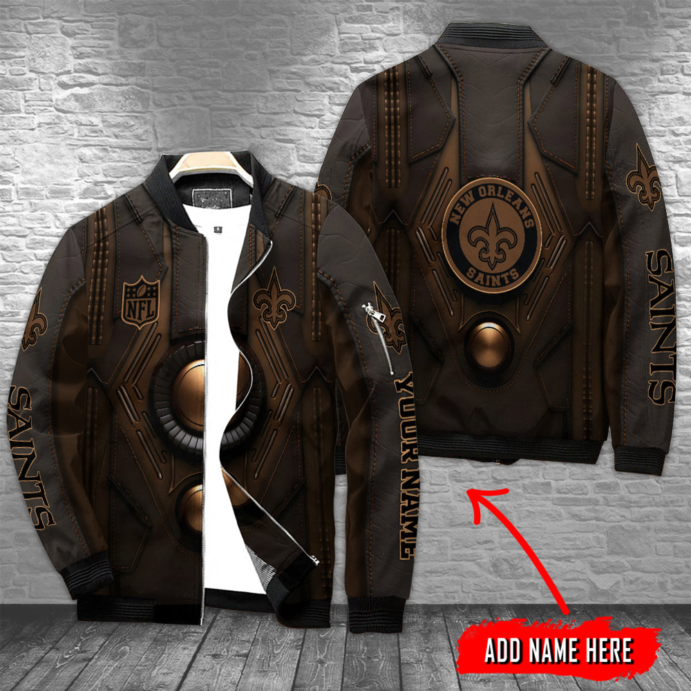 New Orleans Saints Personalized Bomber Jacket AZCBJ169