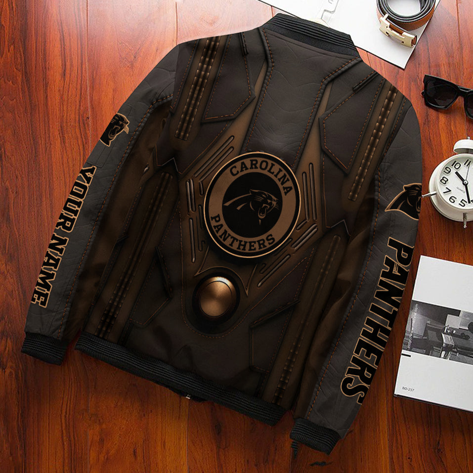 Carolina Panthers Personalized Bomber Jacket AZCBJ181