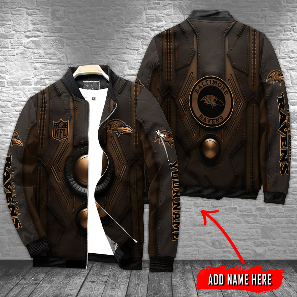 Baltimore Ravens Personalized Bomber Jacket AZCBJ182