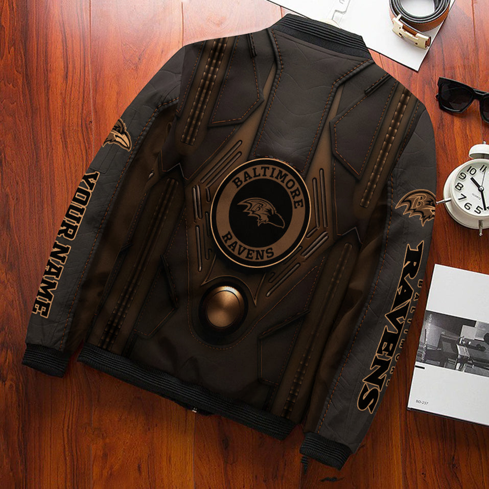 Baltimore Ravens Personalized Bomber Jacket AZCBJ182