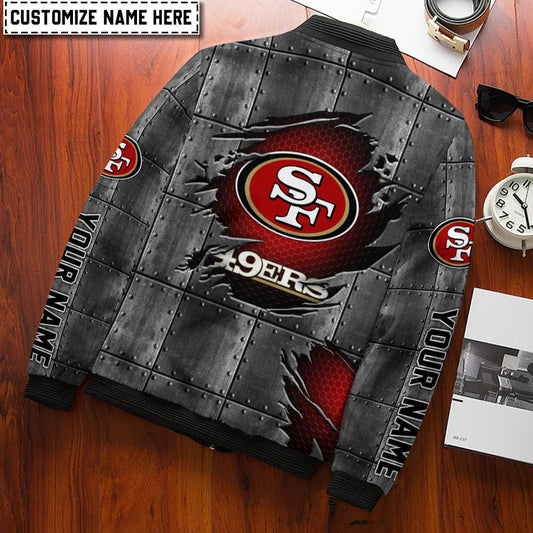 San Francisco 49ers Personalized Bomber Jacket AZCBJ183