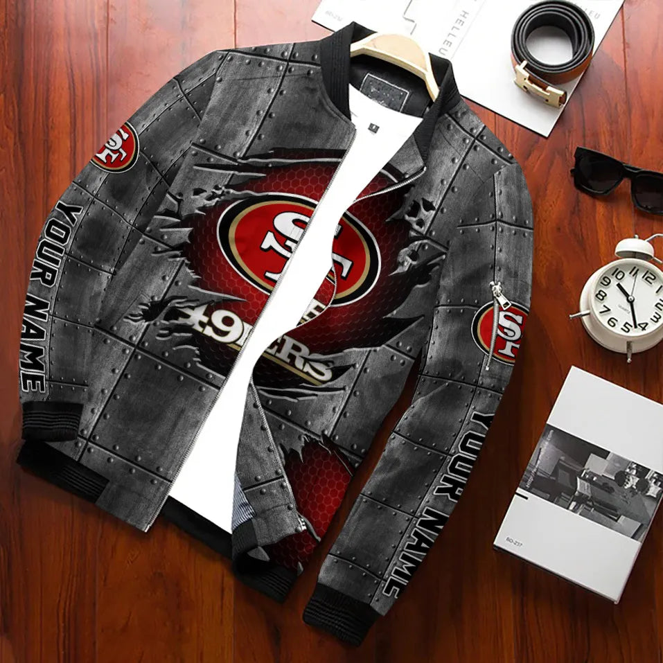 San Francisco 49ers Personalized Bomber Jacket AZCBJ183