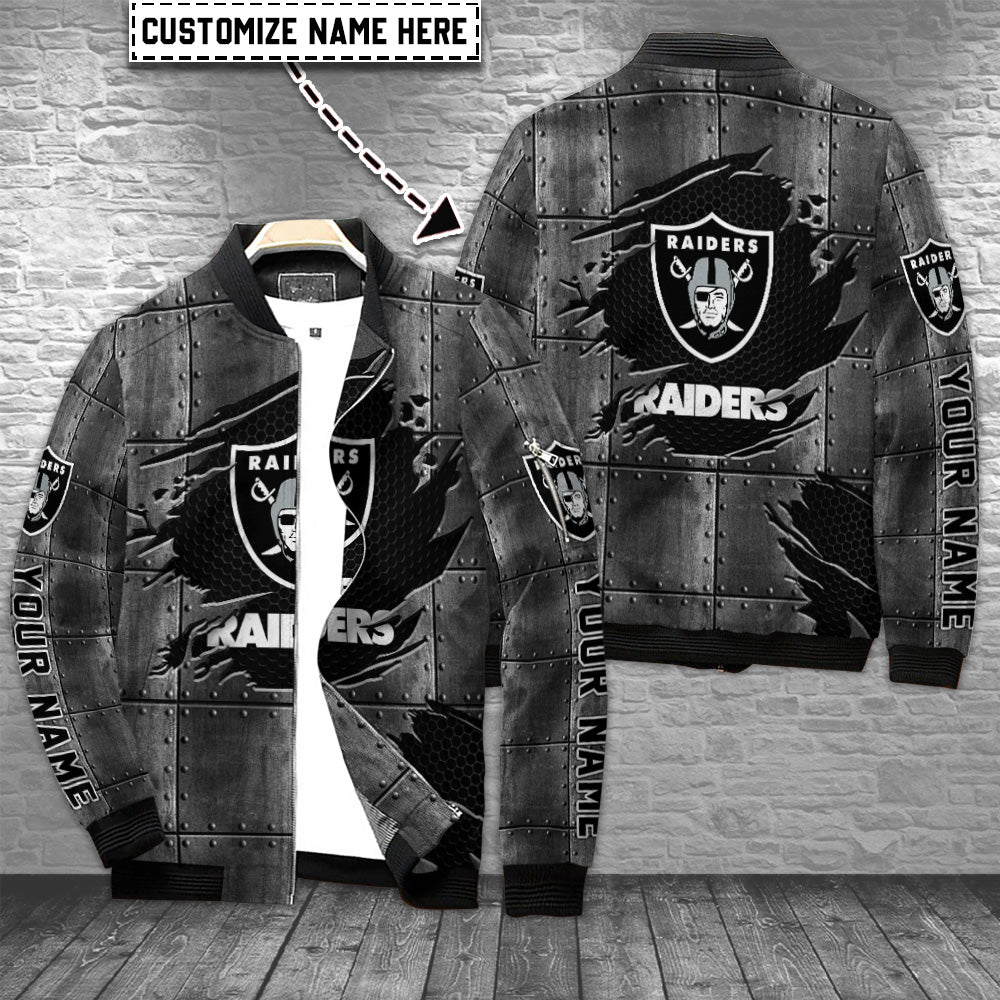 Las Vegas Raiders Personalized Bomber Jacket AZCBJ187