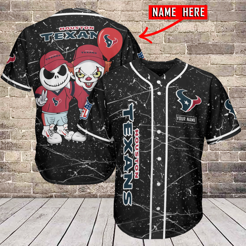 Houston Texans Personalized Baseball Jersey AZC54