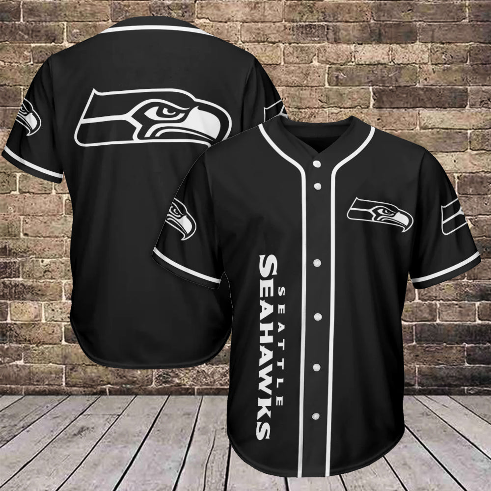 Seattle Seahawks Baseball Jersey AZCBJS077