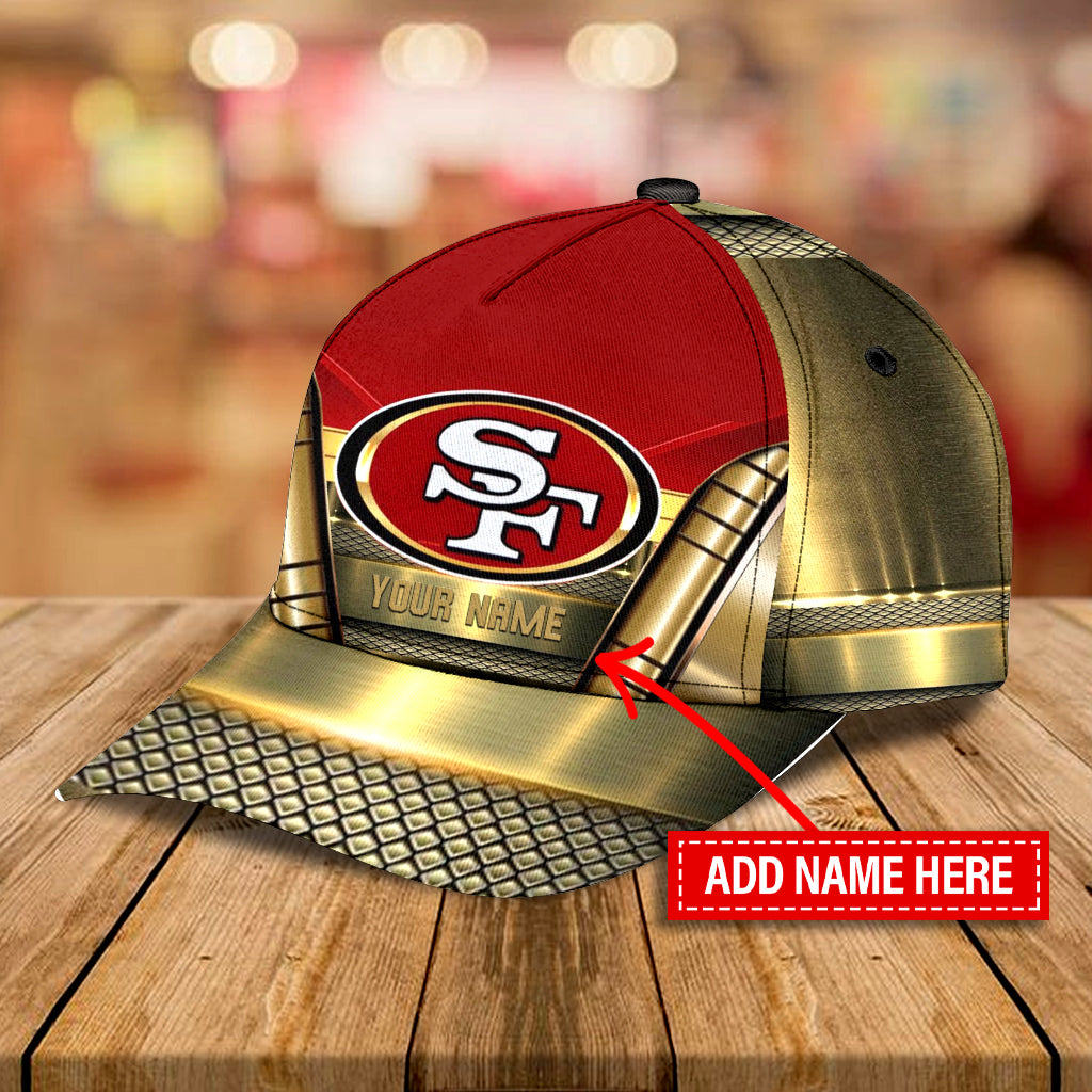 San Francisco 49ers Personalized Classic Cap AZCCAP035