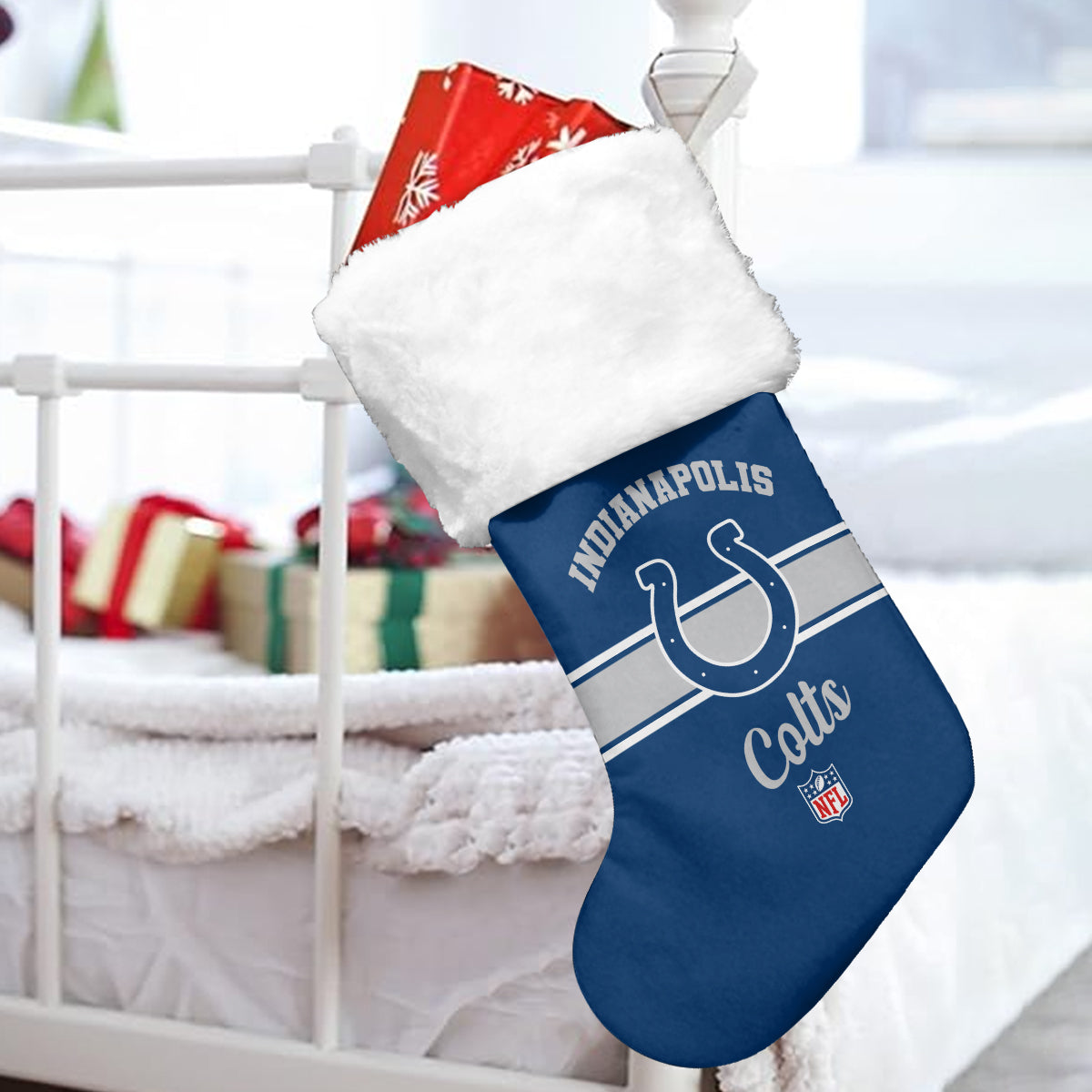 Indianapolis Colts Christmas Socks AZCCRMS034