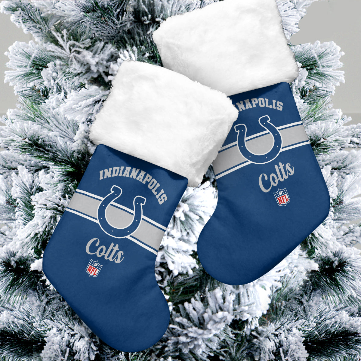 Indianapolis Colts Christmas Socks AZCCRMS034