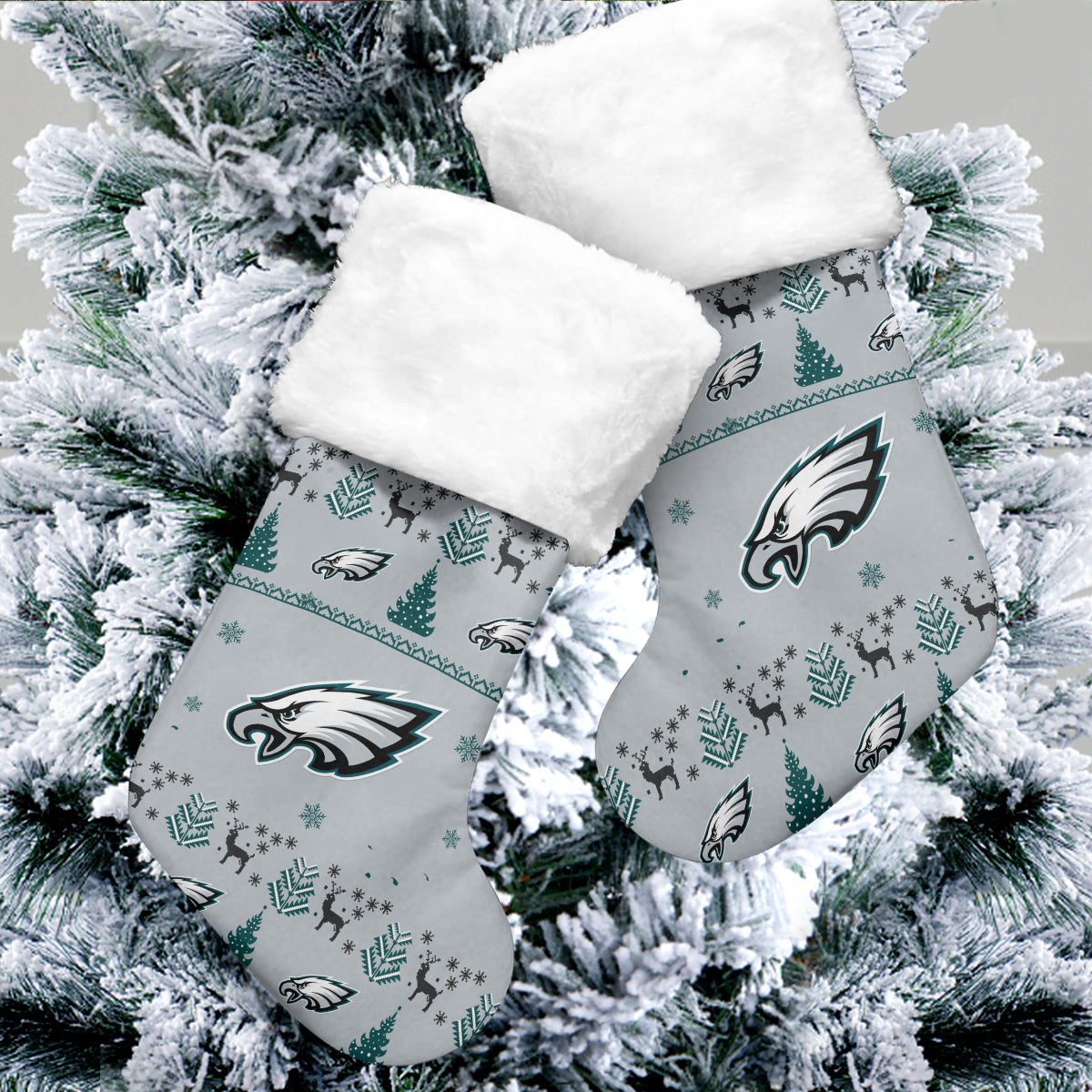 Philadelphia Eagles Christmas Socks AZCCRMS036