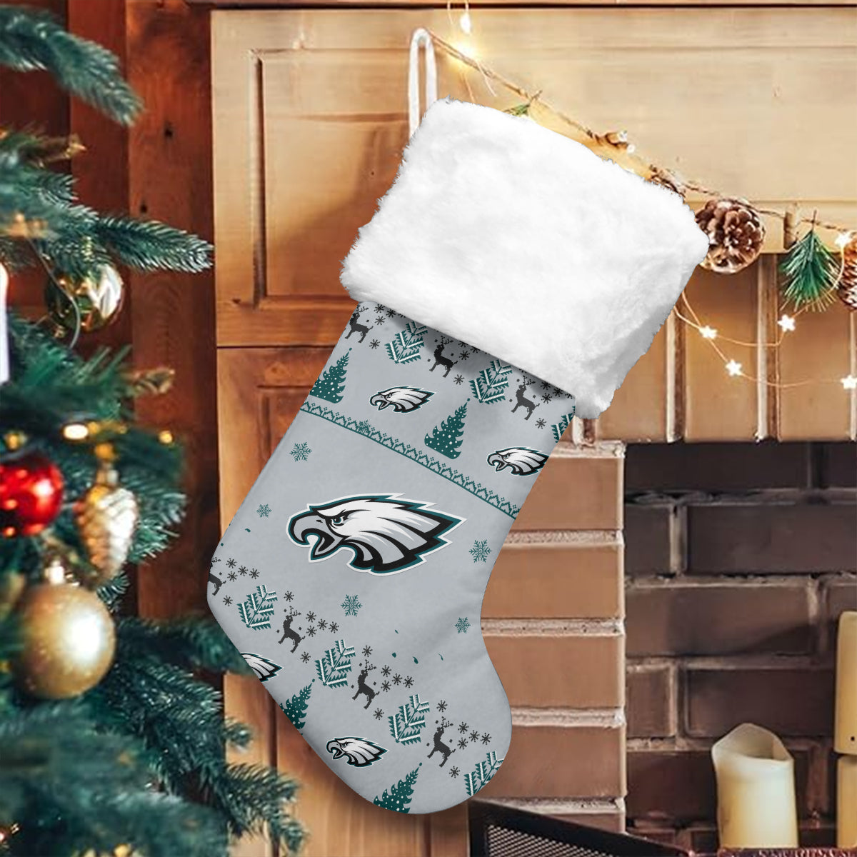 Philadelphia Eagles Christmas Socks AZCCRMS036