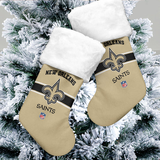 New Orleans Saints Christmas Socks AZCCRMS040
