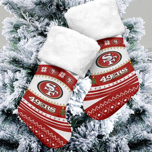 San Francisco 49ers Christmas Socks AZCCRMS048