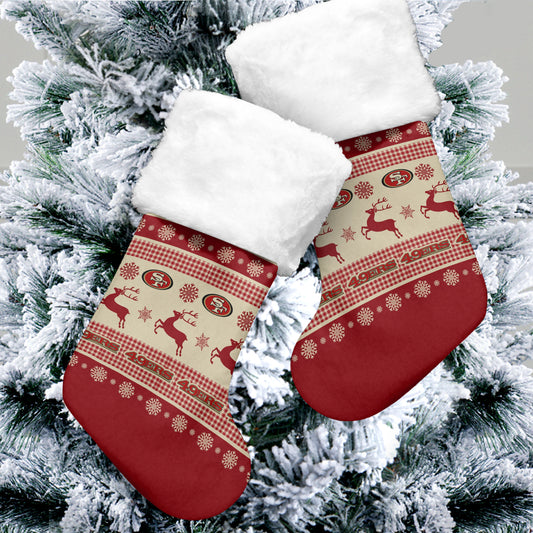 San Francisco 49ers Christmas Socks AZCCRMS061