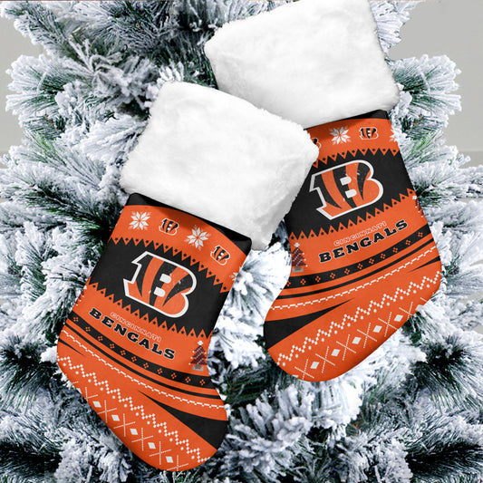 Cincinnati Bengals Christmas Socks AZCCRMS067