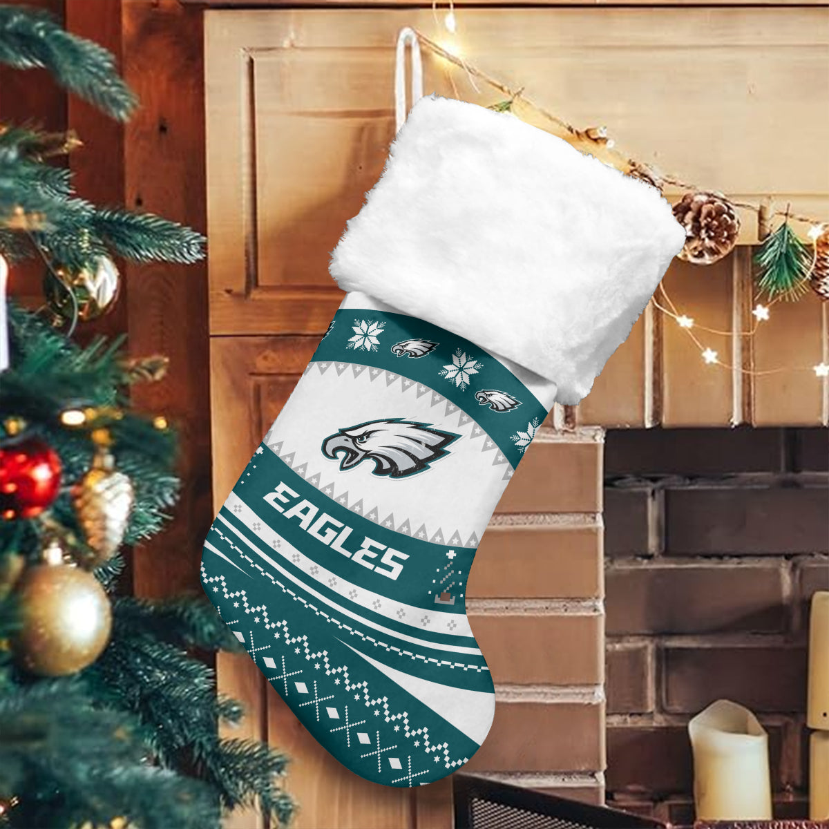 Philadelphia Eagles Christmas Socks AZCCRMS069