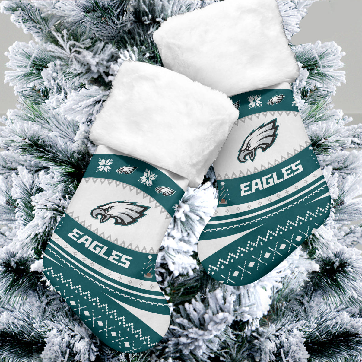 Philadelphia Eagles Christmas Socks AZCCRMS069
