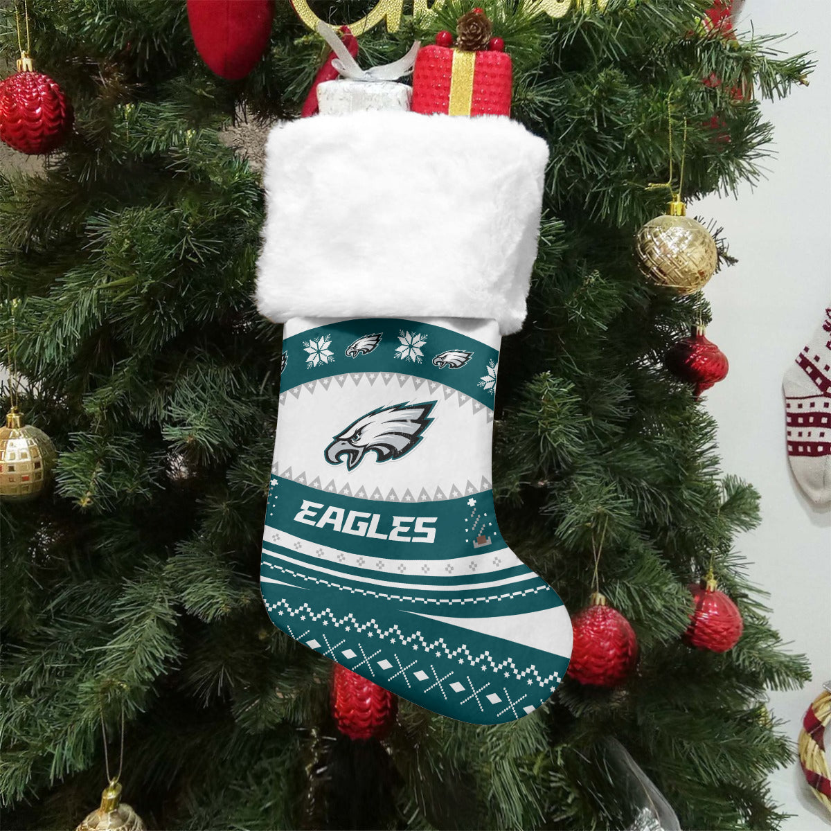 Philadelphia Eagles Christmas Socks AZCCRMS069