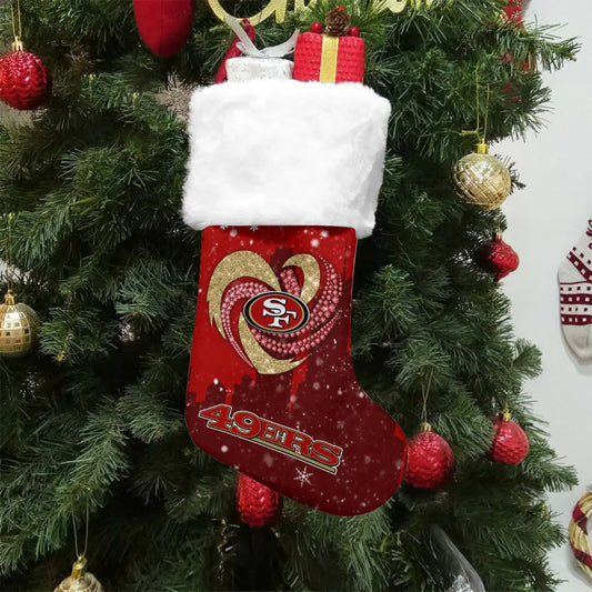 San Francisco 49ers Christmas Socks AZCCRMS072
