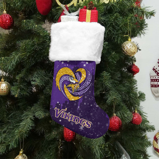 Minnesota Vikings Christmas Socks AZCCRMS075