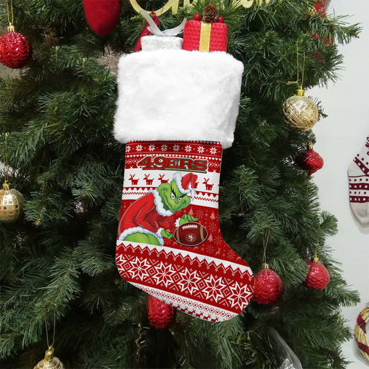 San Francisco 49ers Christmas Socks AZCCRMS076