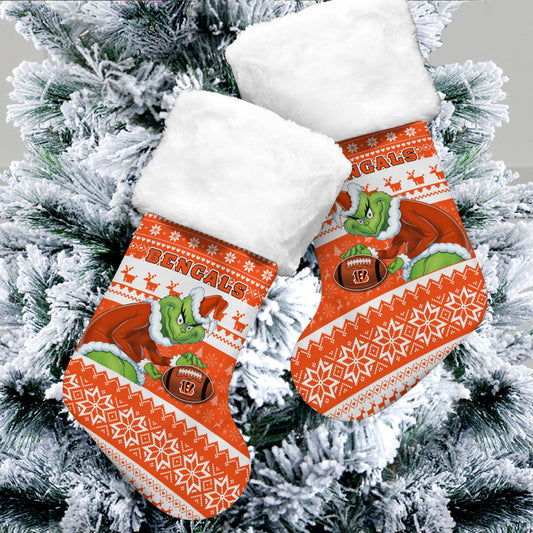 Cincinnati Bengals Christmas Socks AZCCRMS078