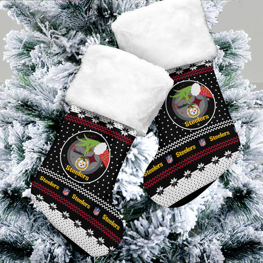 Pittsburgh Steelers Christmas Socks AZCCRMS080