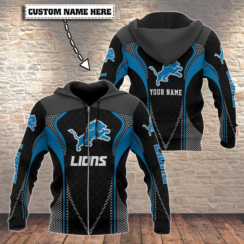 Detroit Lions Personalized Hoodie AZCHD061